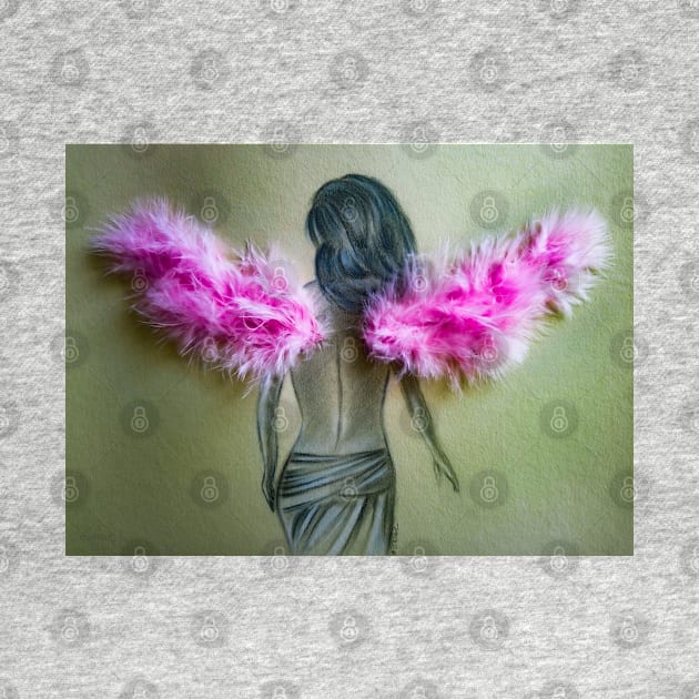 angels pink wing by SisiArtist